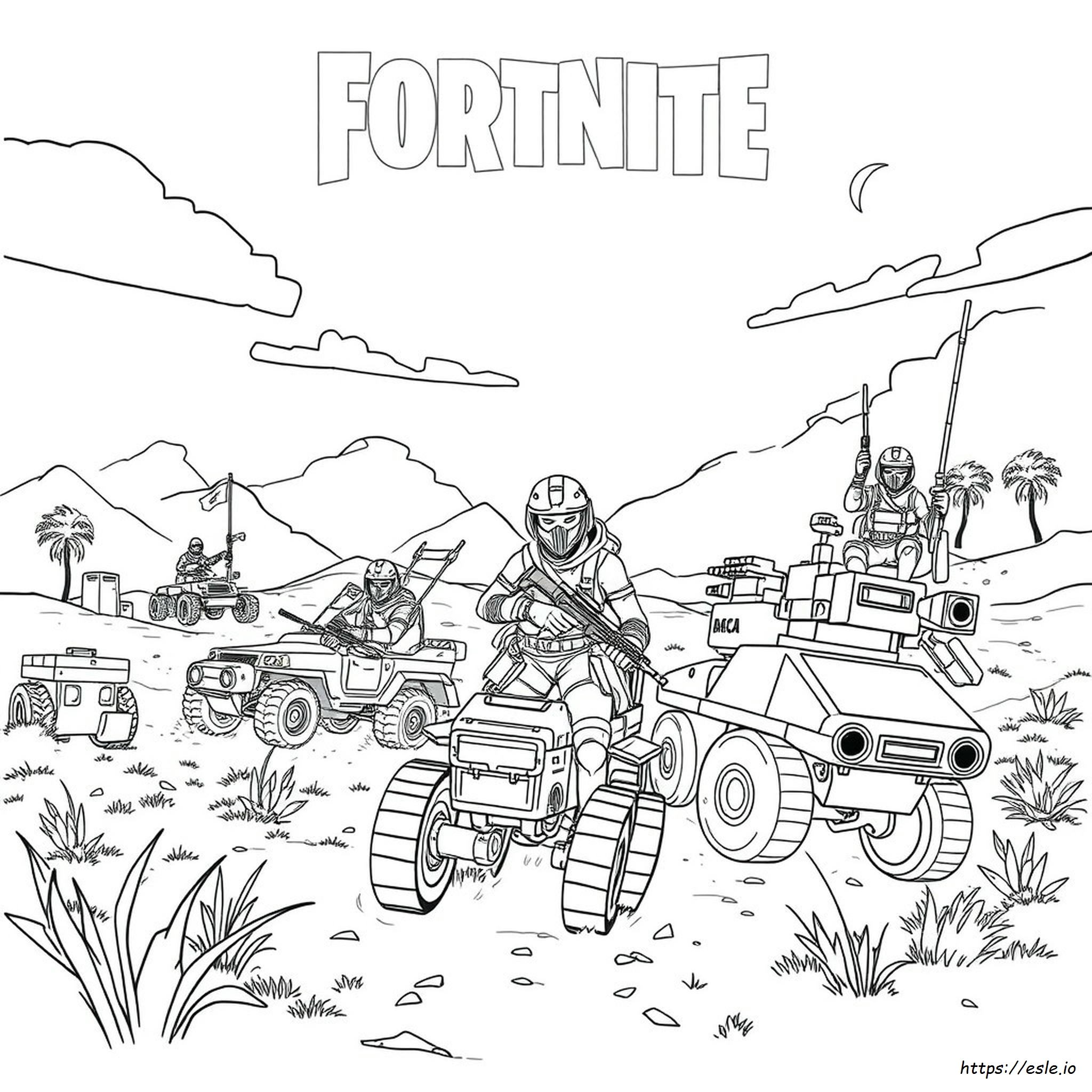Fortnite Renegade Raider Ausmalbild