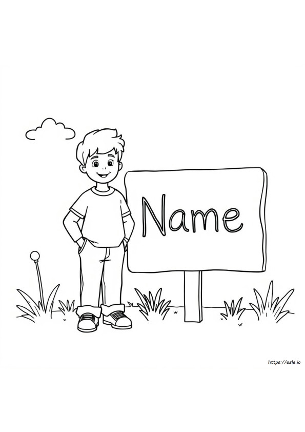 Free Printable Name Coloring Pages