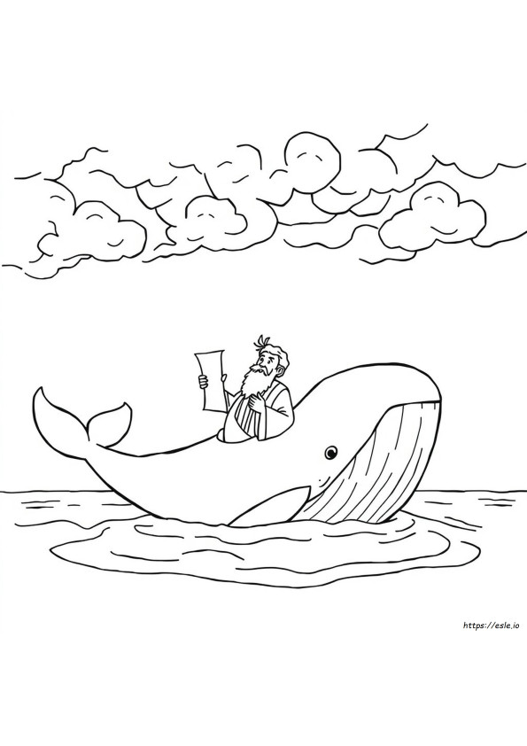 Jonah And The Whale Coloring Book
