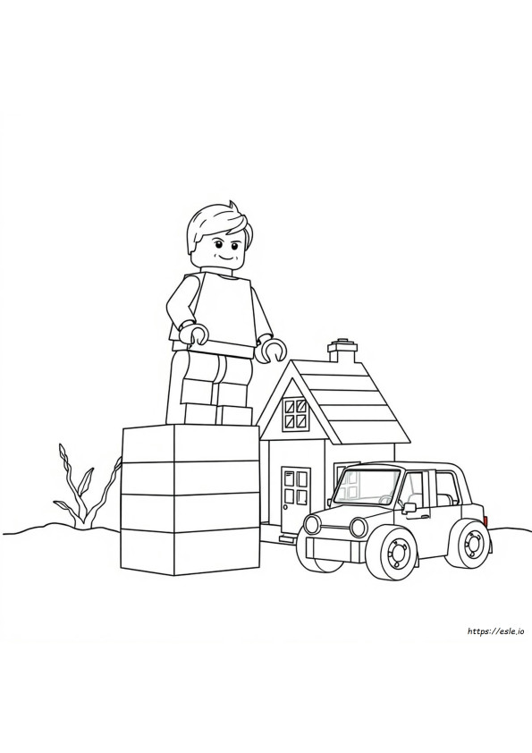 Lego Omino Da Colorare E Stampare