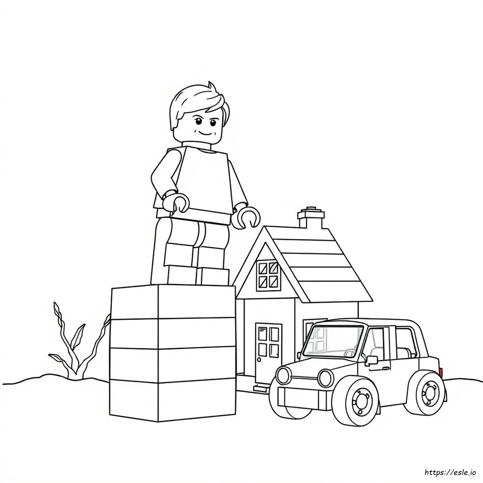 Lego Man Coloring Pages To Print