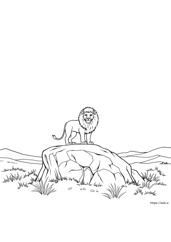 Leone Da Colorare