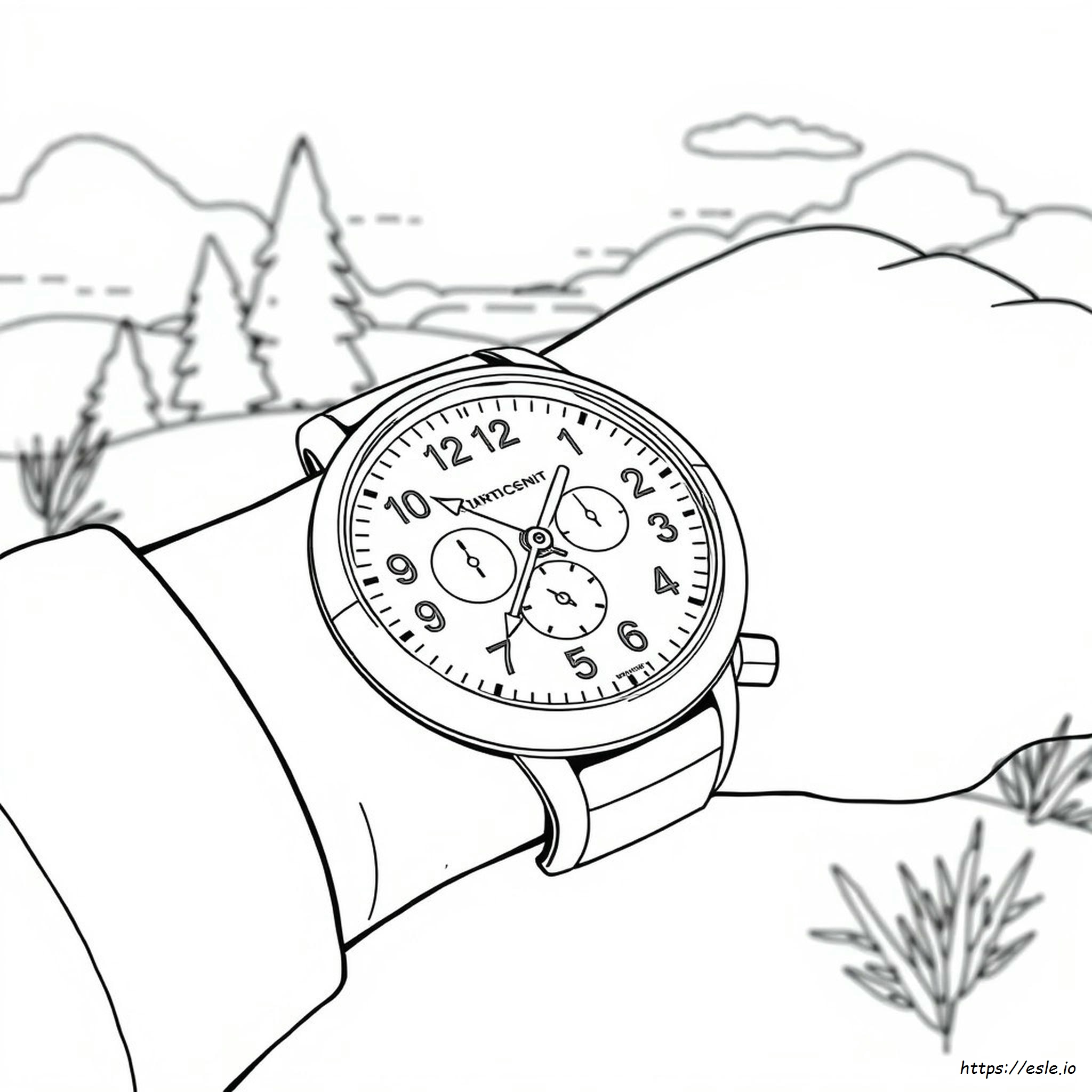 Orologio Da Colorare