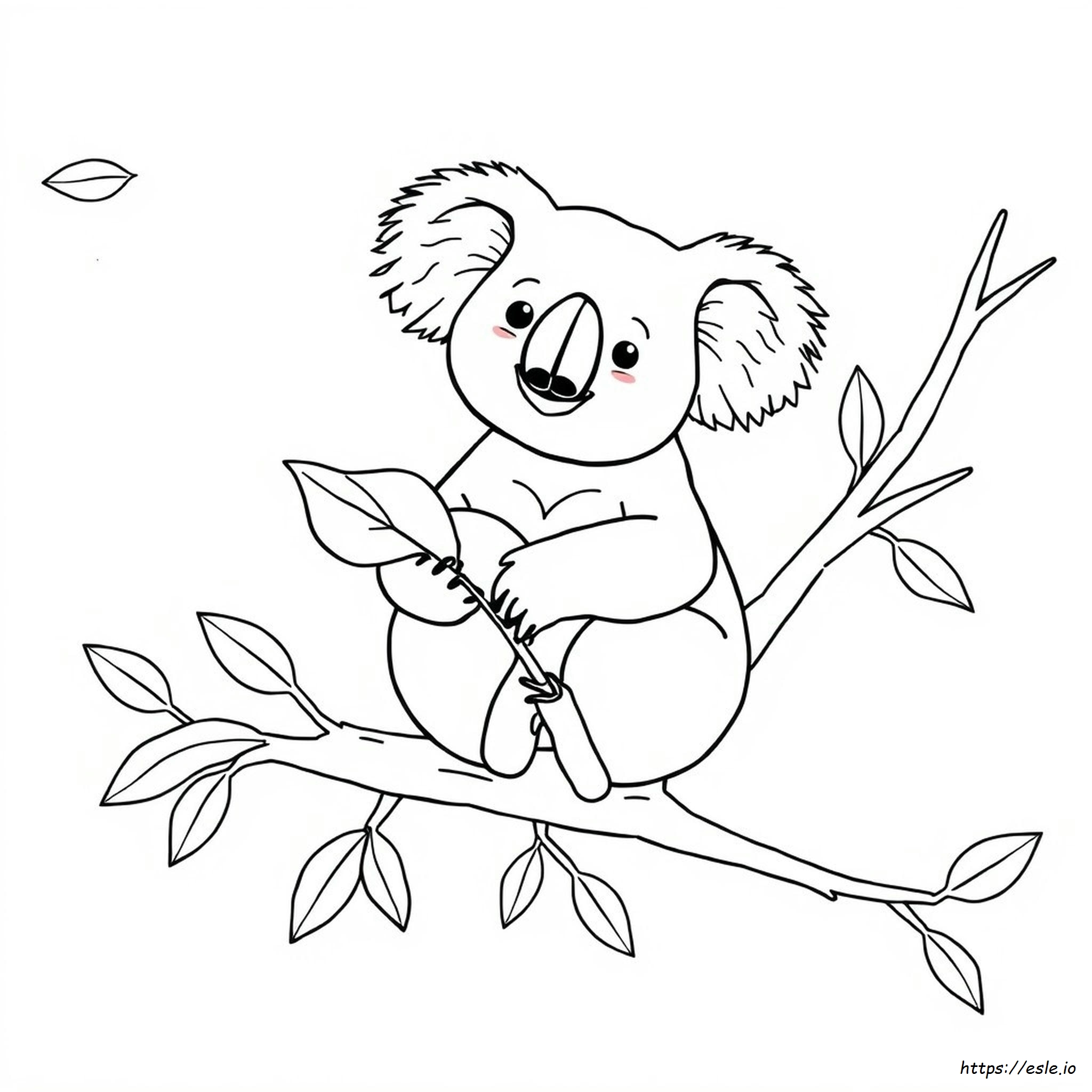 Desenho Para Colorir De Coala