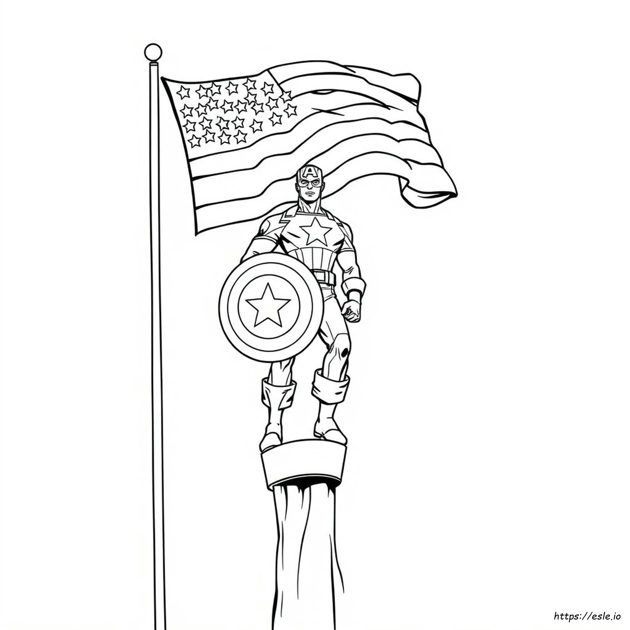 Captain America Coloring Pages Pdf