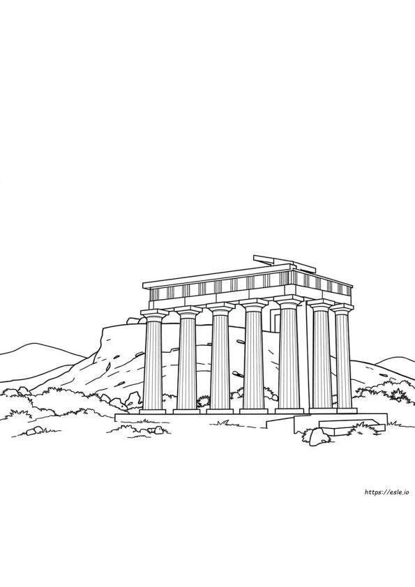 Greek Coloring Pages