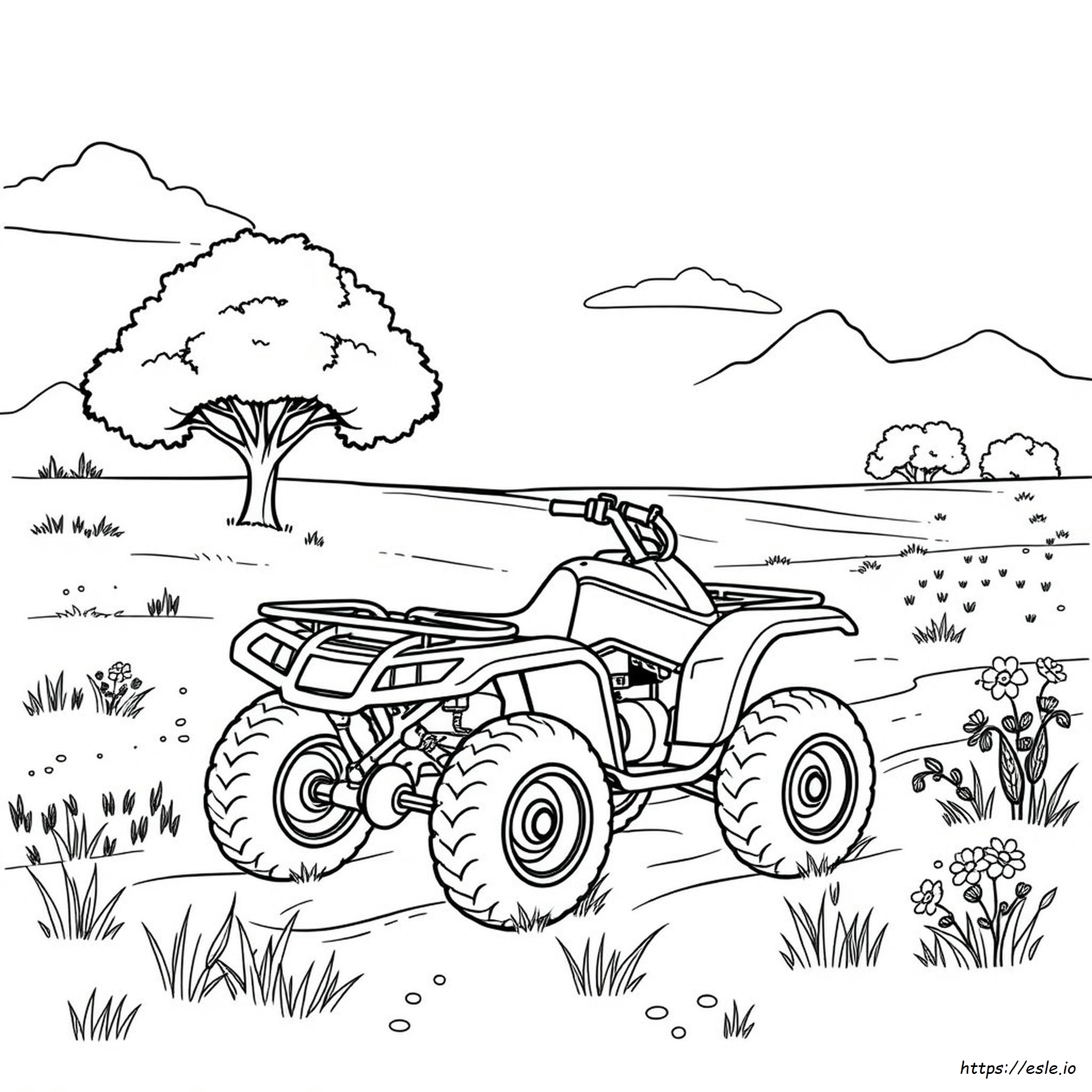Free 4 Wheeler Coloring Pages