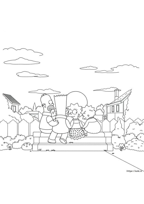 Coloriage Les Simpsons