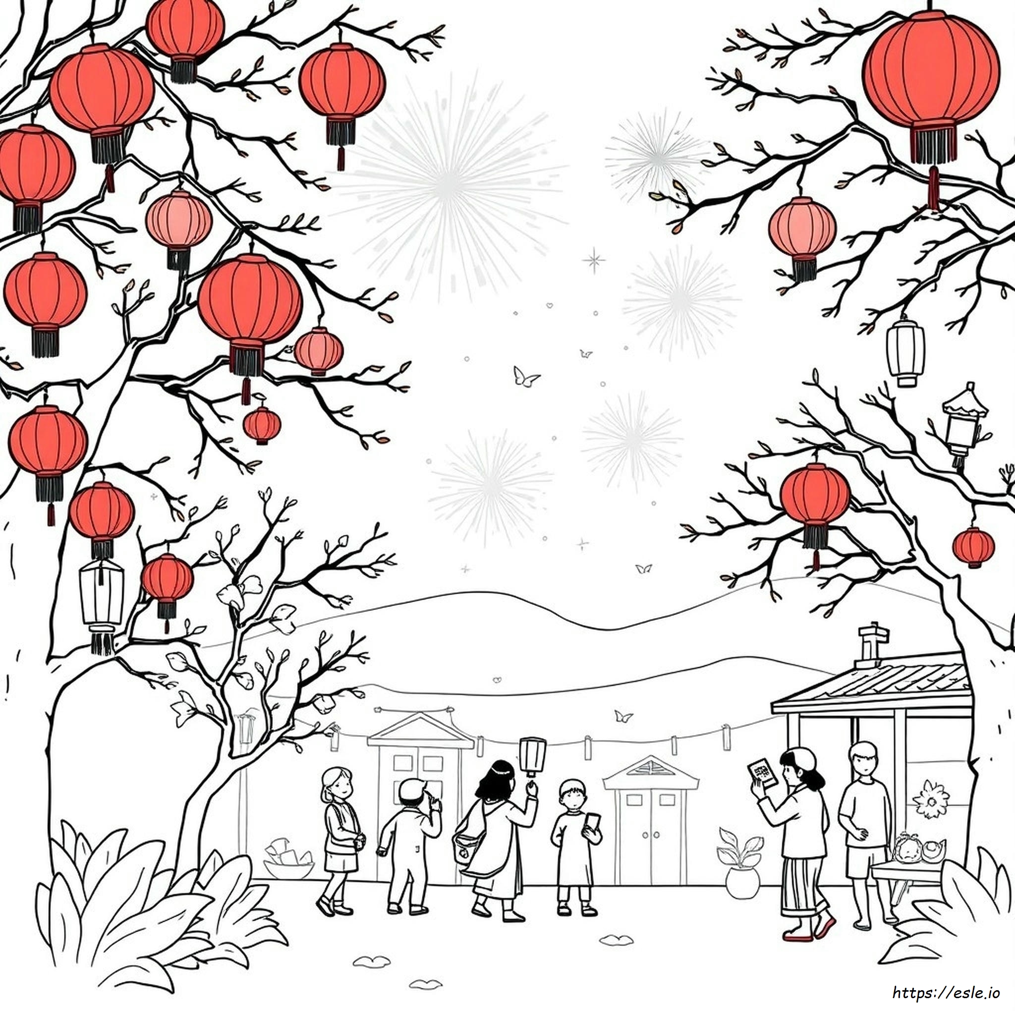 Chinese Coloring Pages For Adults - Free Printable PDF