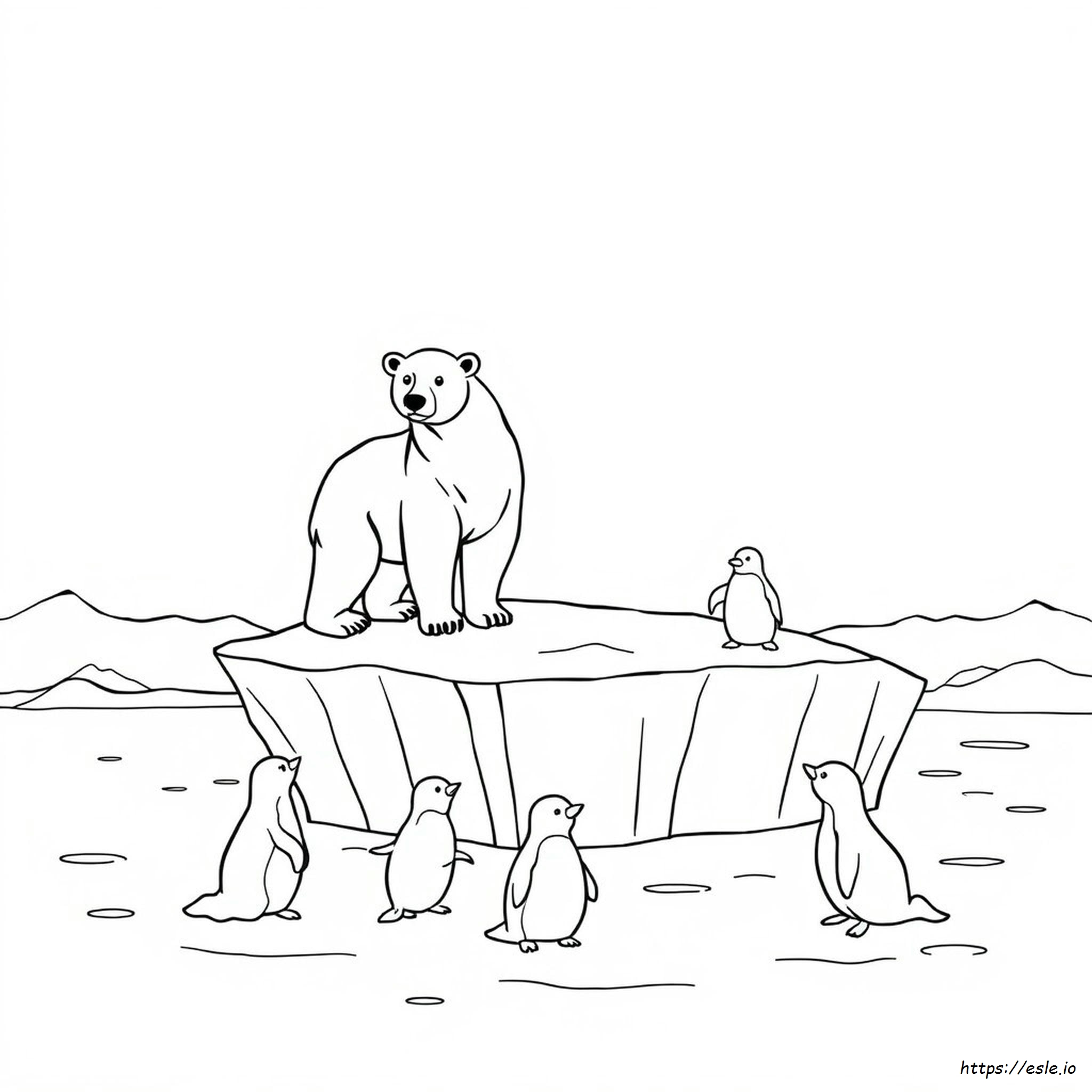 North Pole Animals Coloring Pages