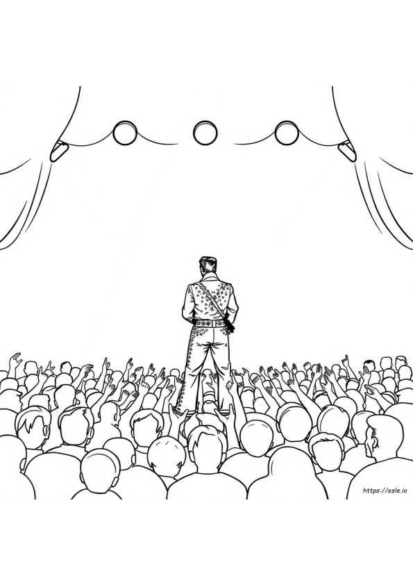 Elvis Presley Disegni Da Colorare