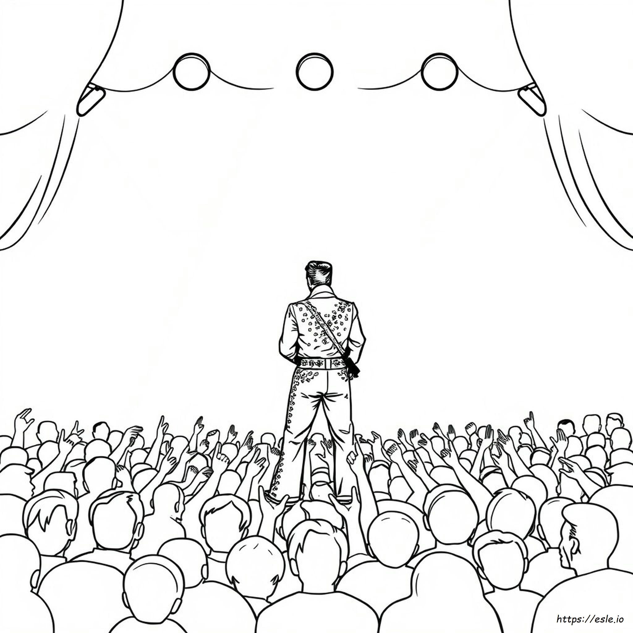 Disegni Da Colorare Di Elvis Presley - Gratis Da Stampare