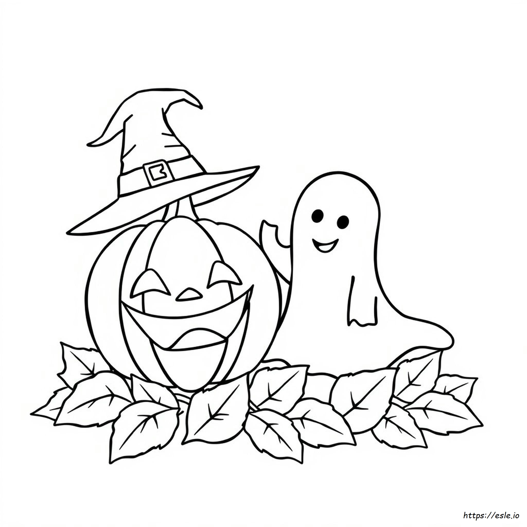 Halaman Mewarnai Halloween Untuk Anak Prasekolah - Gratis Unduh PDF