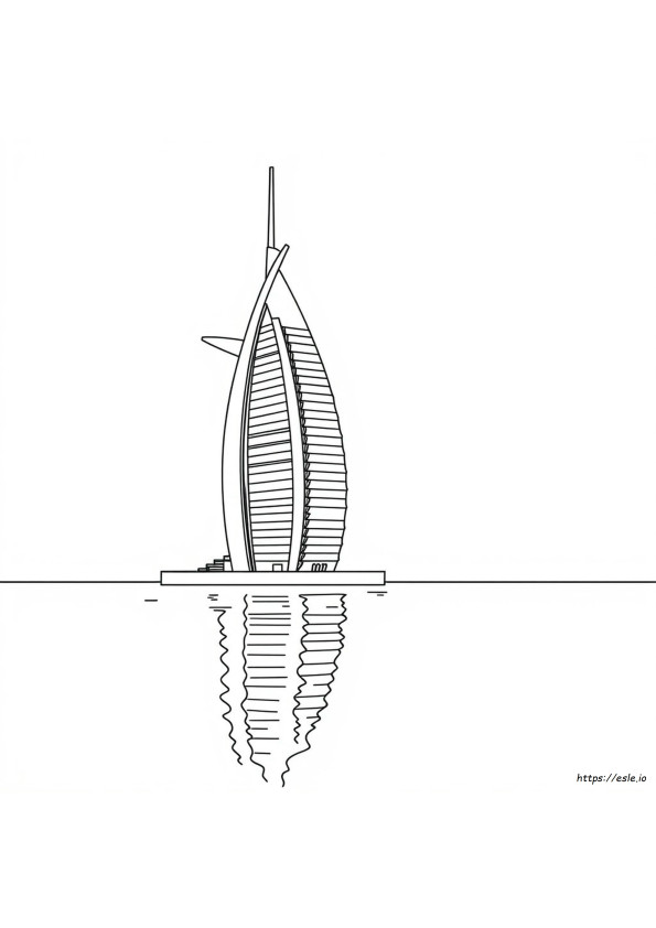 Burj Al Arab Desen De Colorat