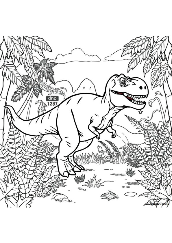 T Rex Värityskuva