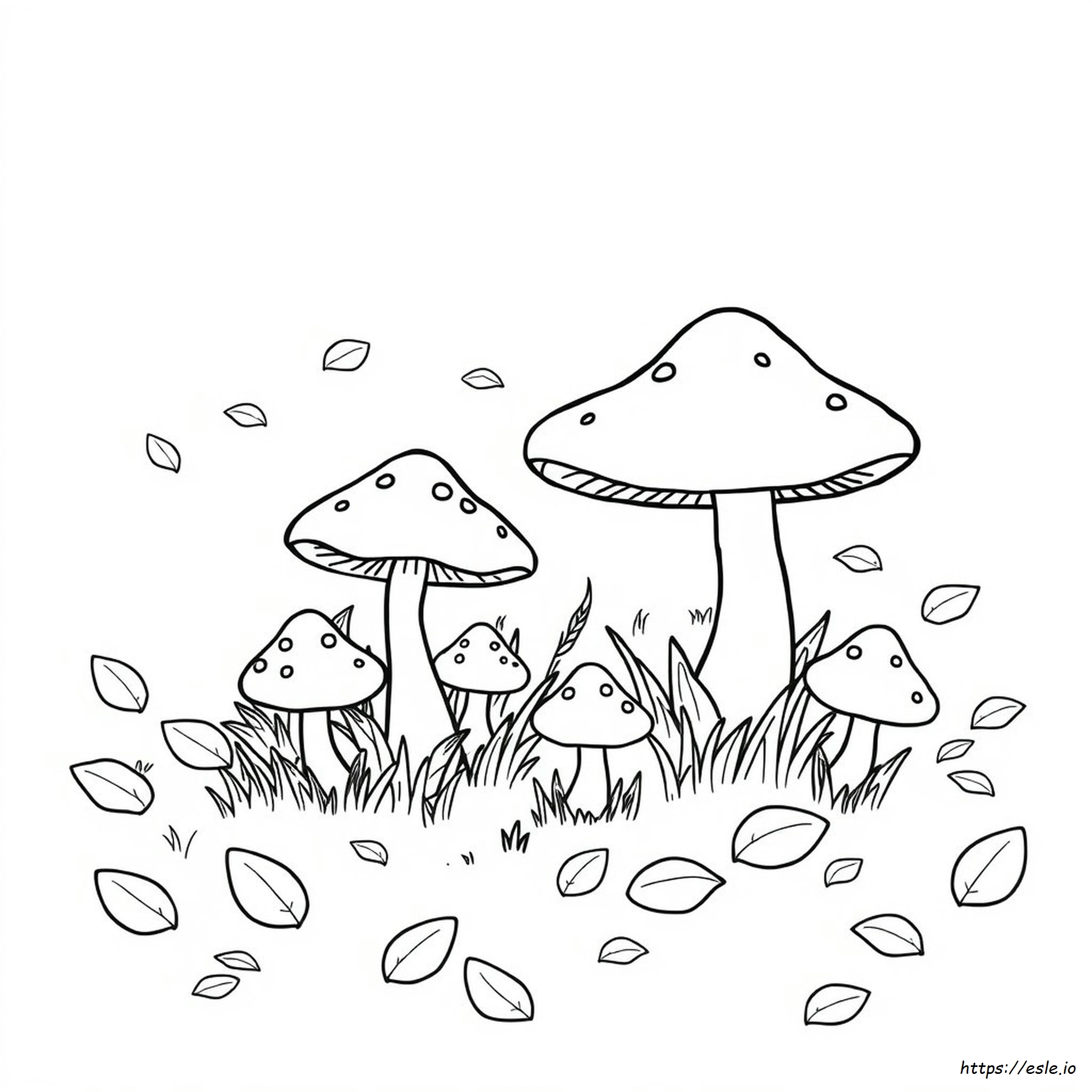 Free Printable Coloring Pages Of Mushrooms - Fun Forest Fungi