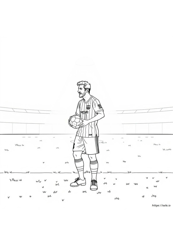 Coloring Pages Of Messi