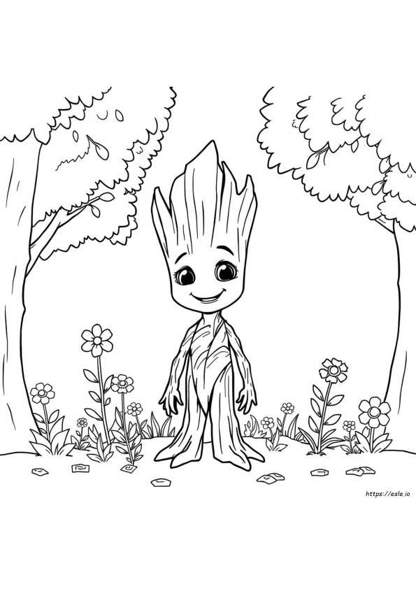 Groot Disegno Da Colorare