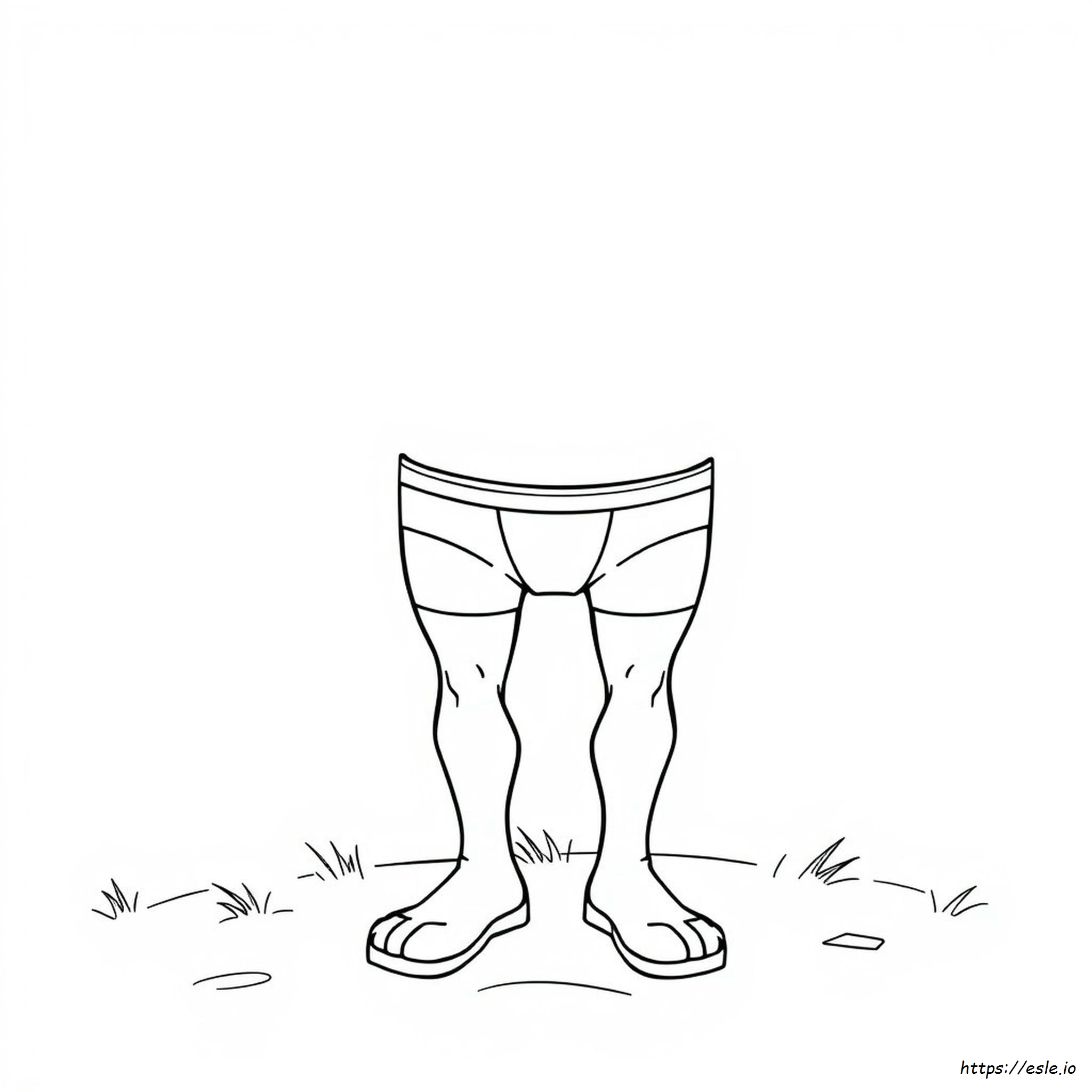 Unterhose zum Ausdrucken und Ausmalen