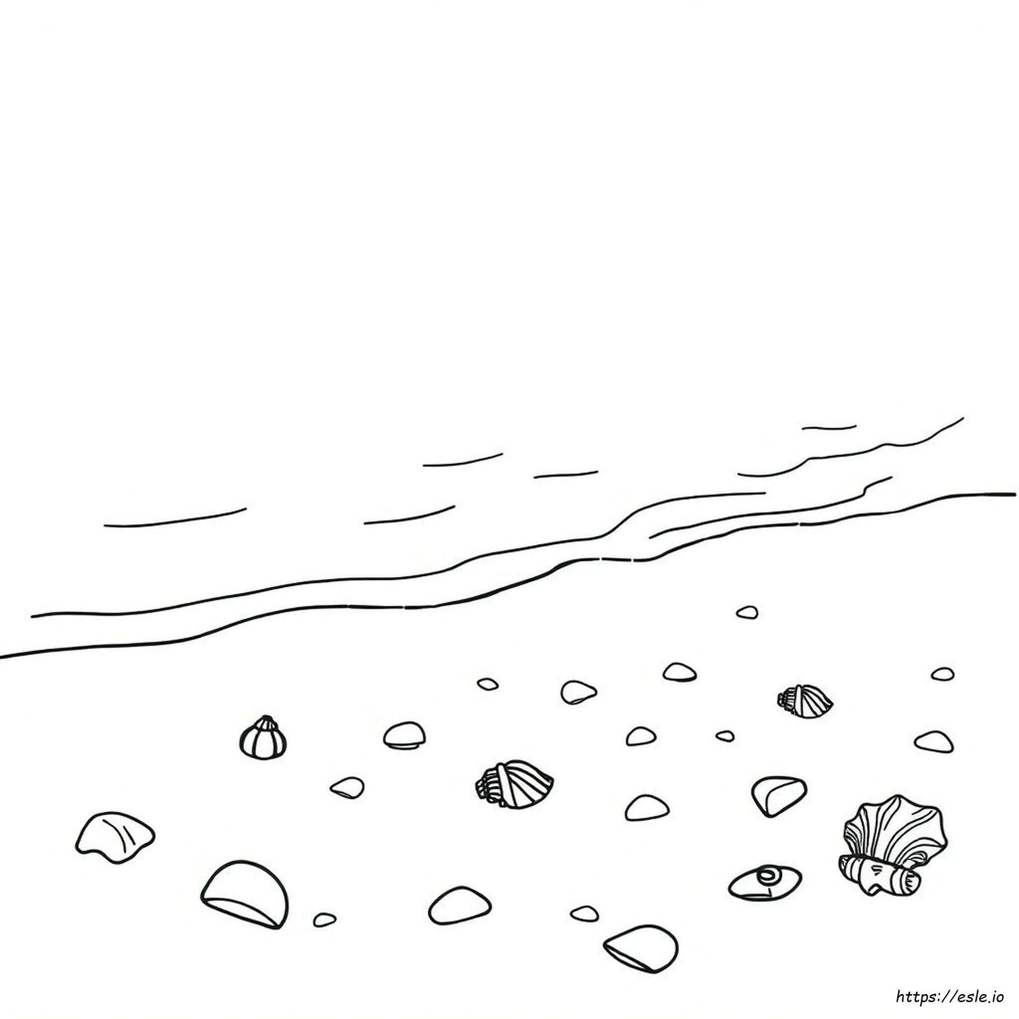 How To Color A Beach Coloring Page