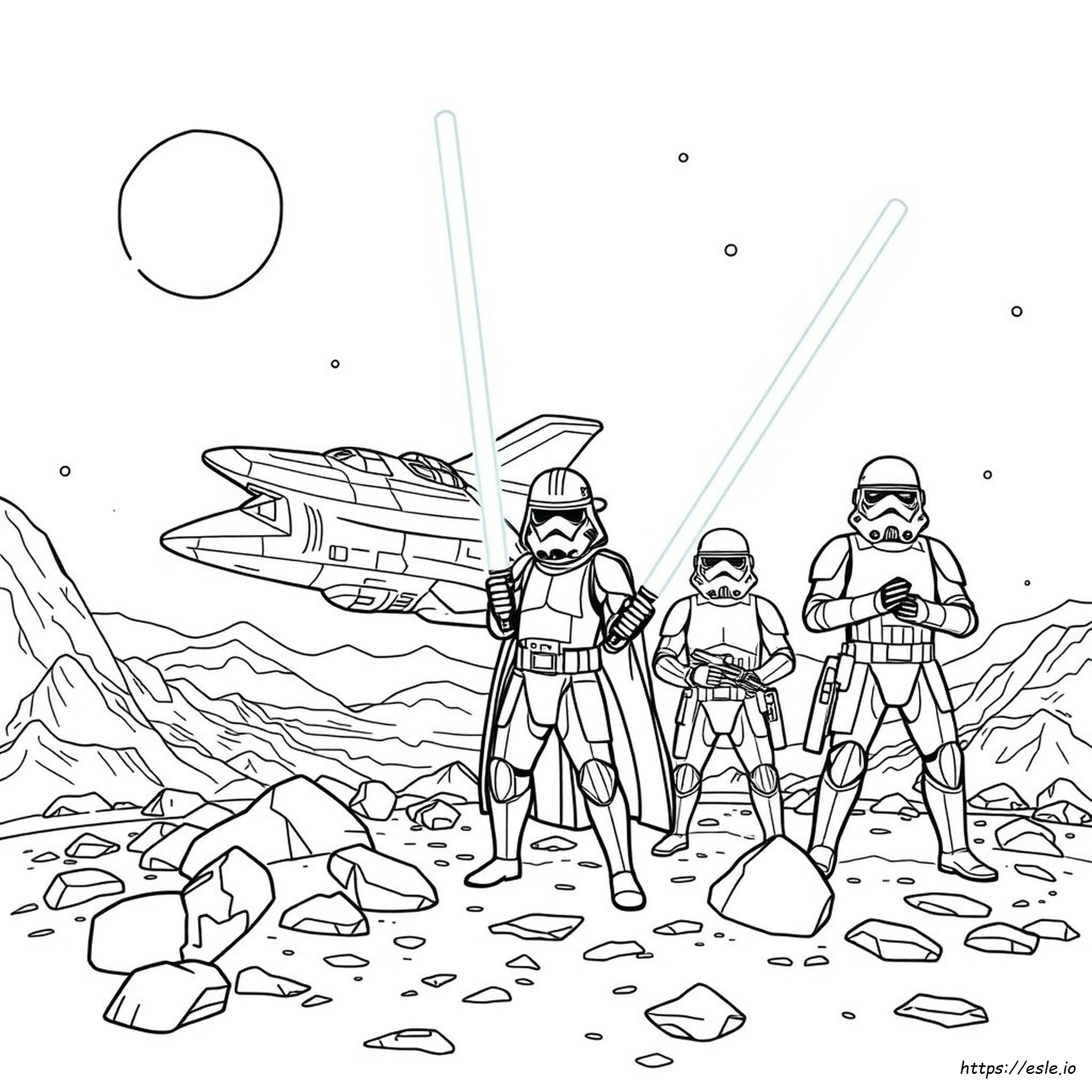 Star Wars Ausmalbild Zum Ausdrucken