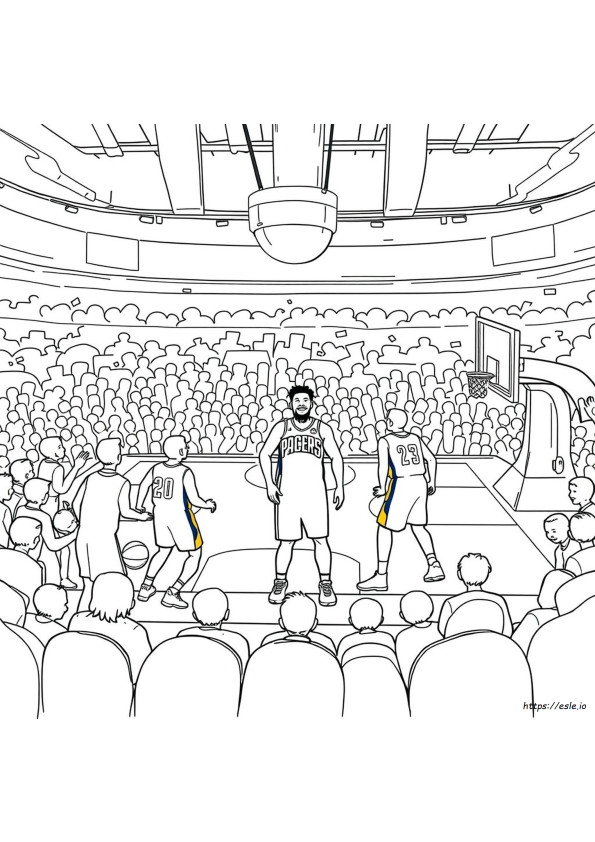 Indiana Pacers Coloring Pages