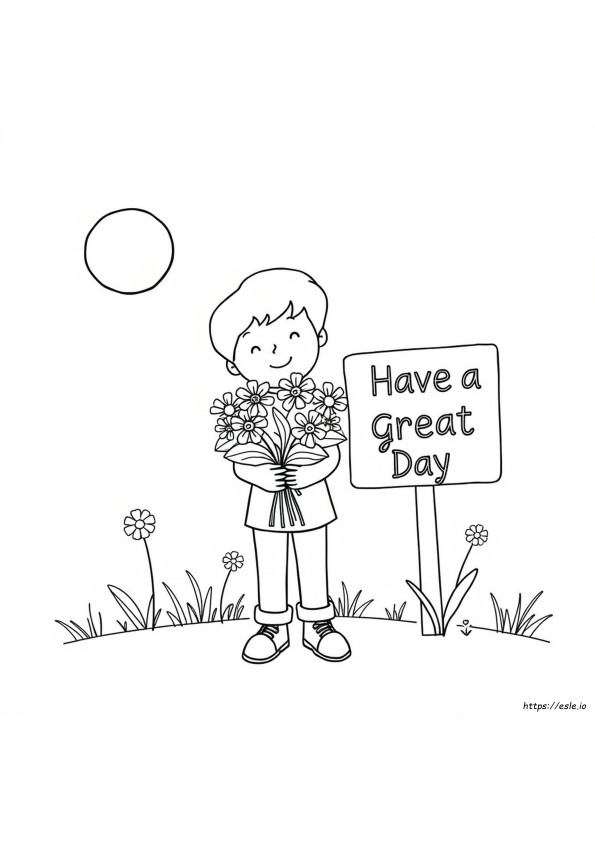 Have A Great Day Coloring Pages