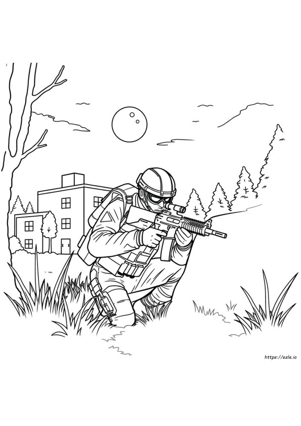 Call Of Duty Modern Warfare Coloring Pages