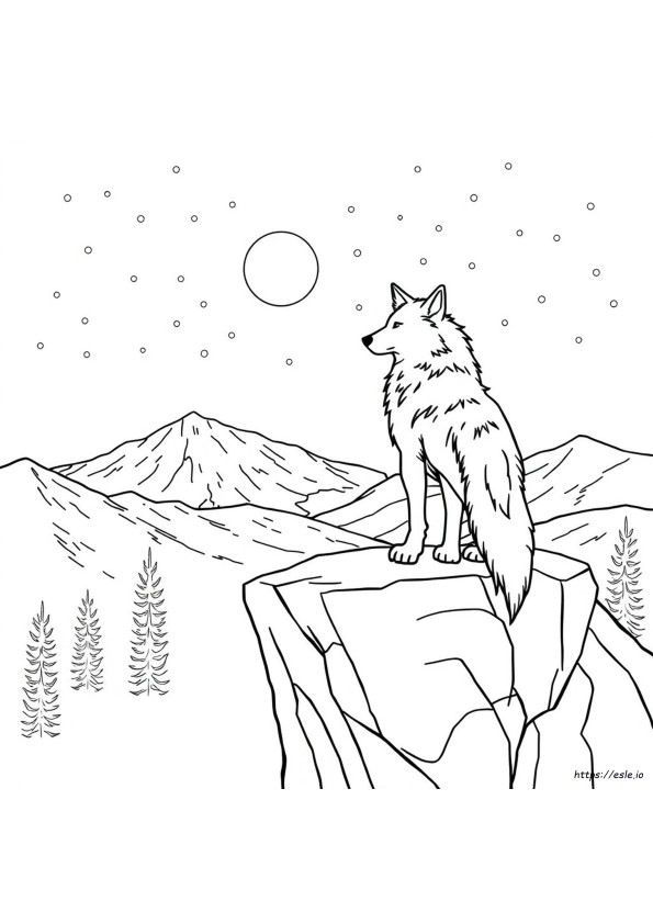 Lobo Para Colorir Em Pdf