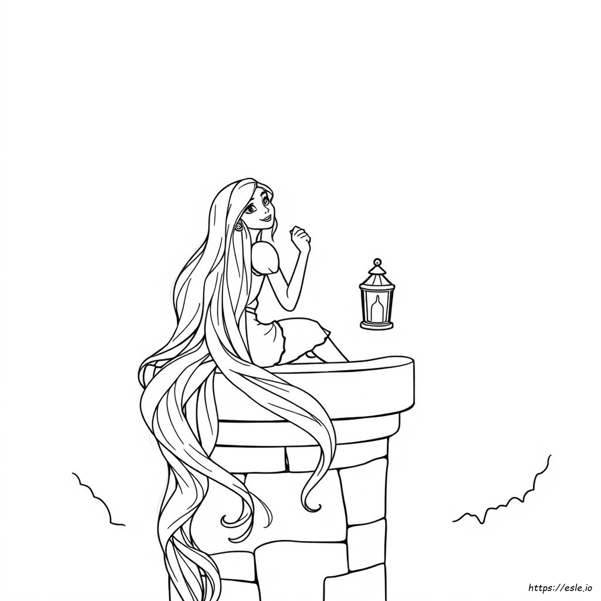 Rapunzel Coloring Pages Pdf