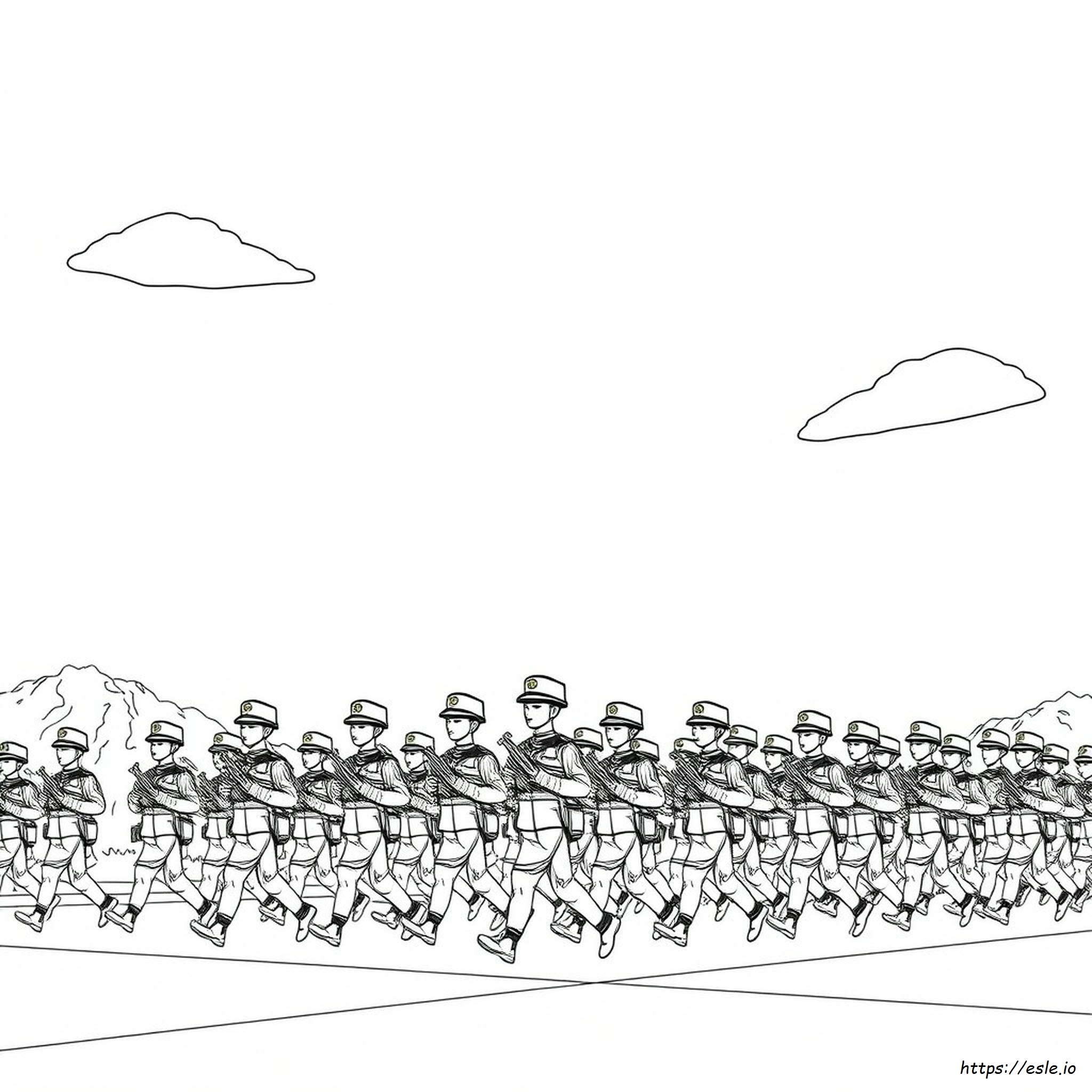 Armee Ausmalbilder