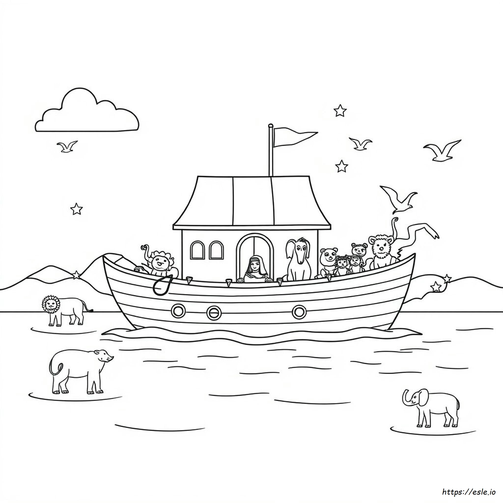 Free Bible Story Coloring Page For Preschoolers