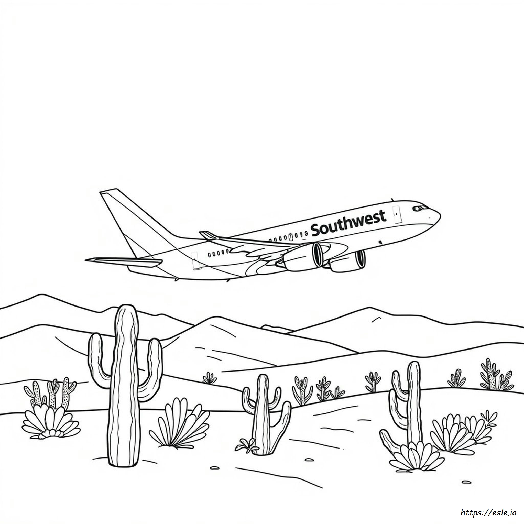 Southwest Airlines Coloring Pages