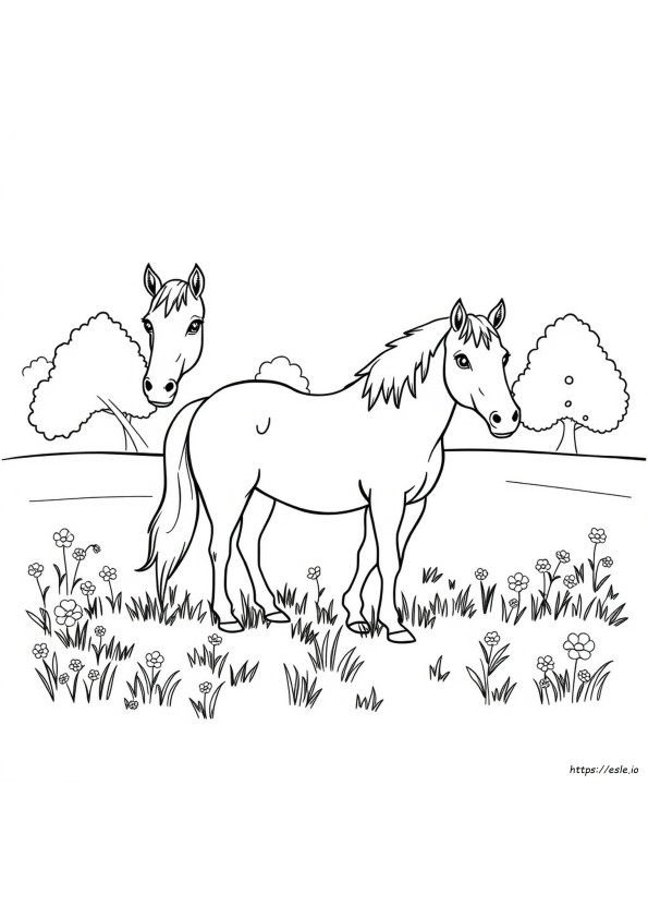 Disegni Gratuiti Di Cavalli Da Colorare