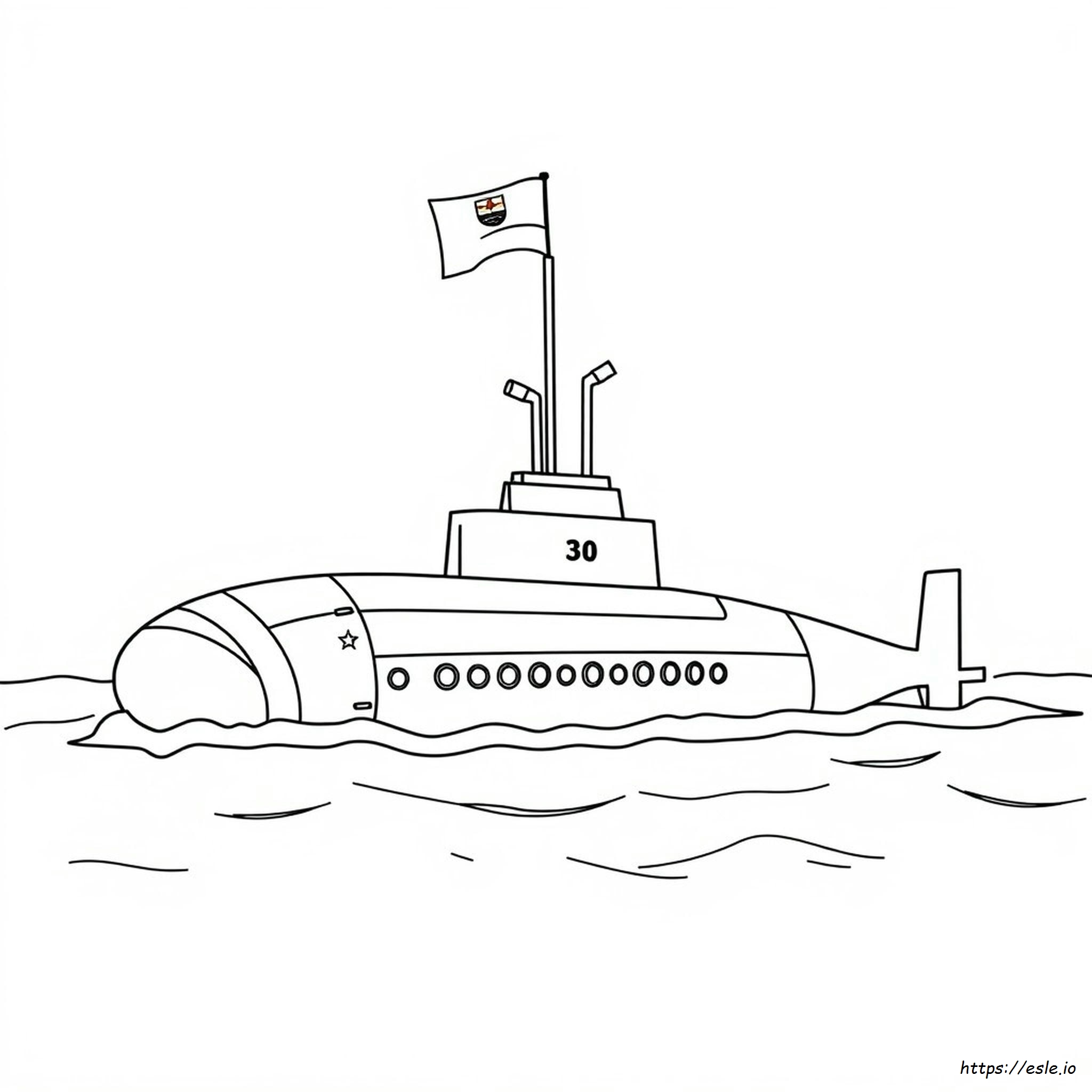 Us Navy Submarine Coloring Pages