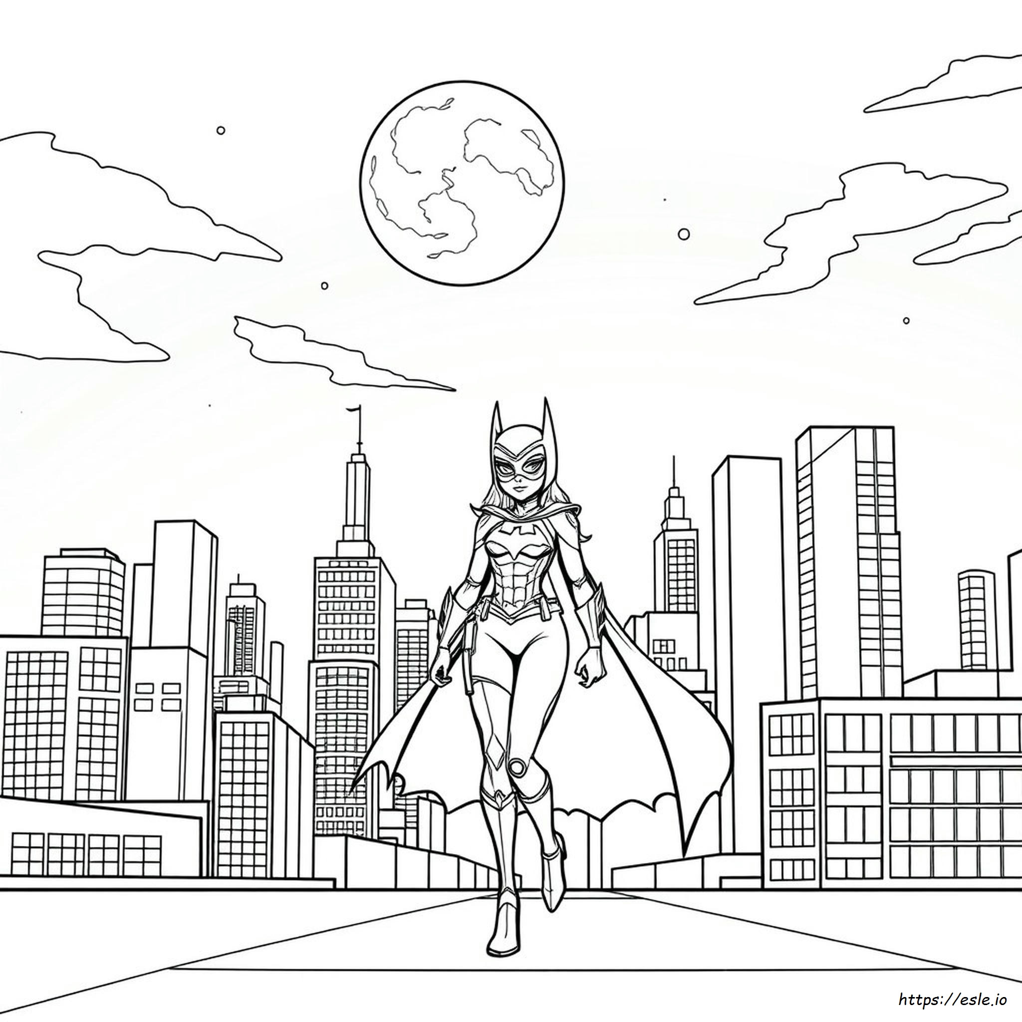 Batgirl Coloring Pages