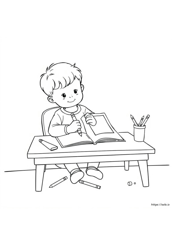 English Colouring Activity