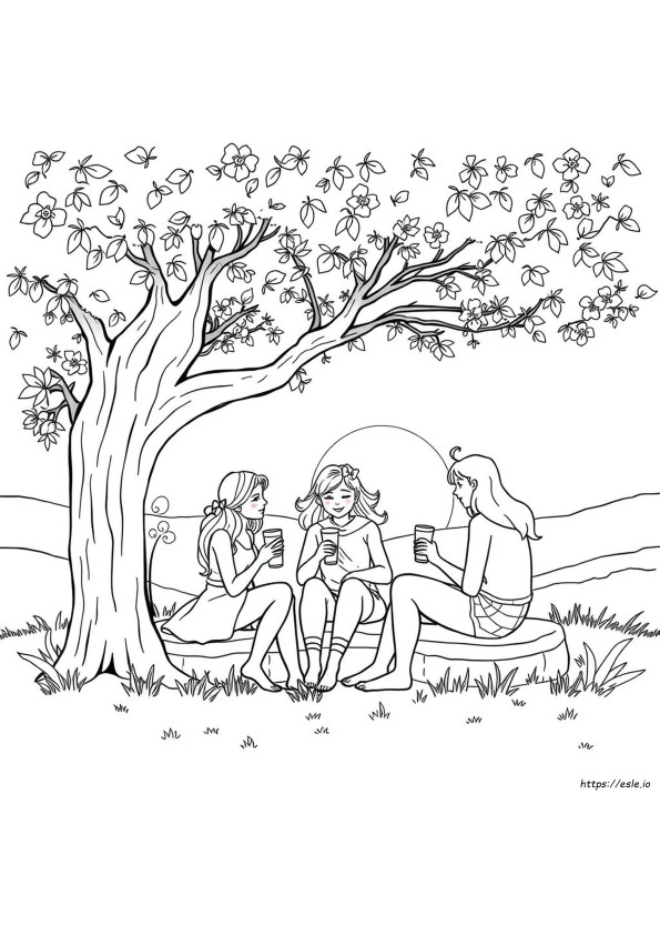 Friends Coloring Pages For Adults