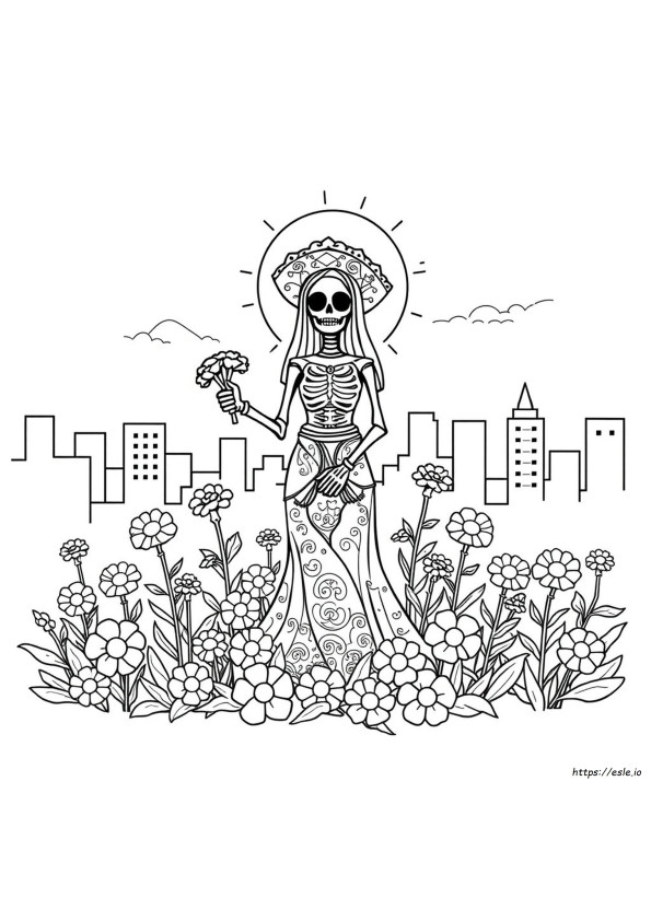 Printable Chicano Art Coloring Pages