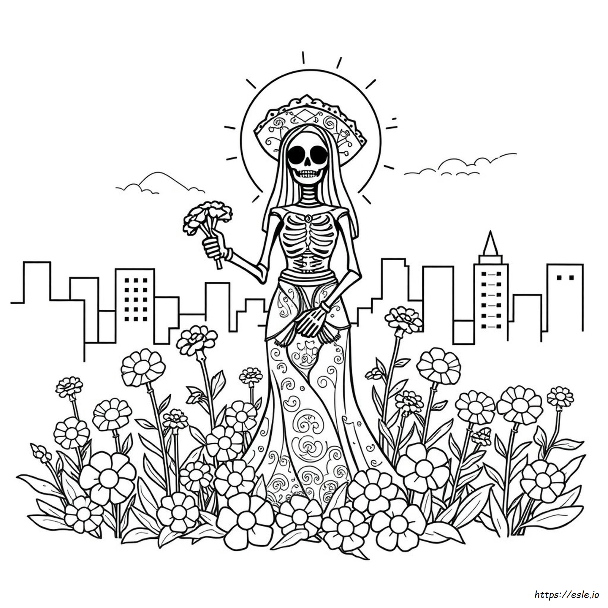 Arte Chicana Da Colorare E Stampare