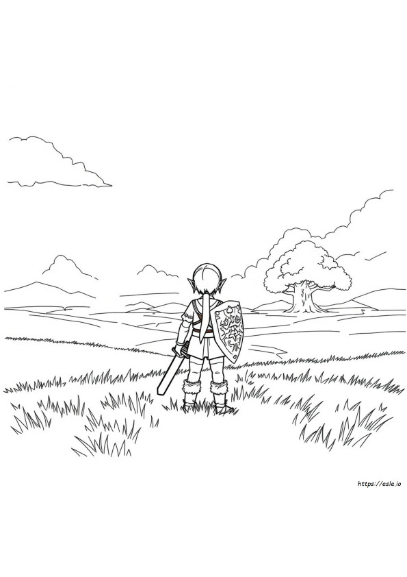 Tears Of The Kingdom Coloring Pages