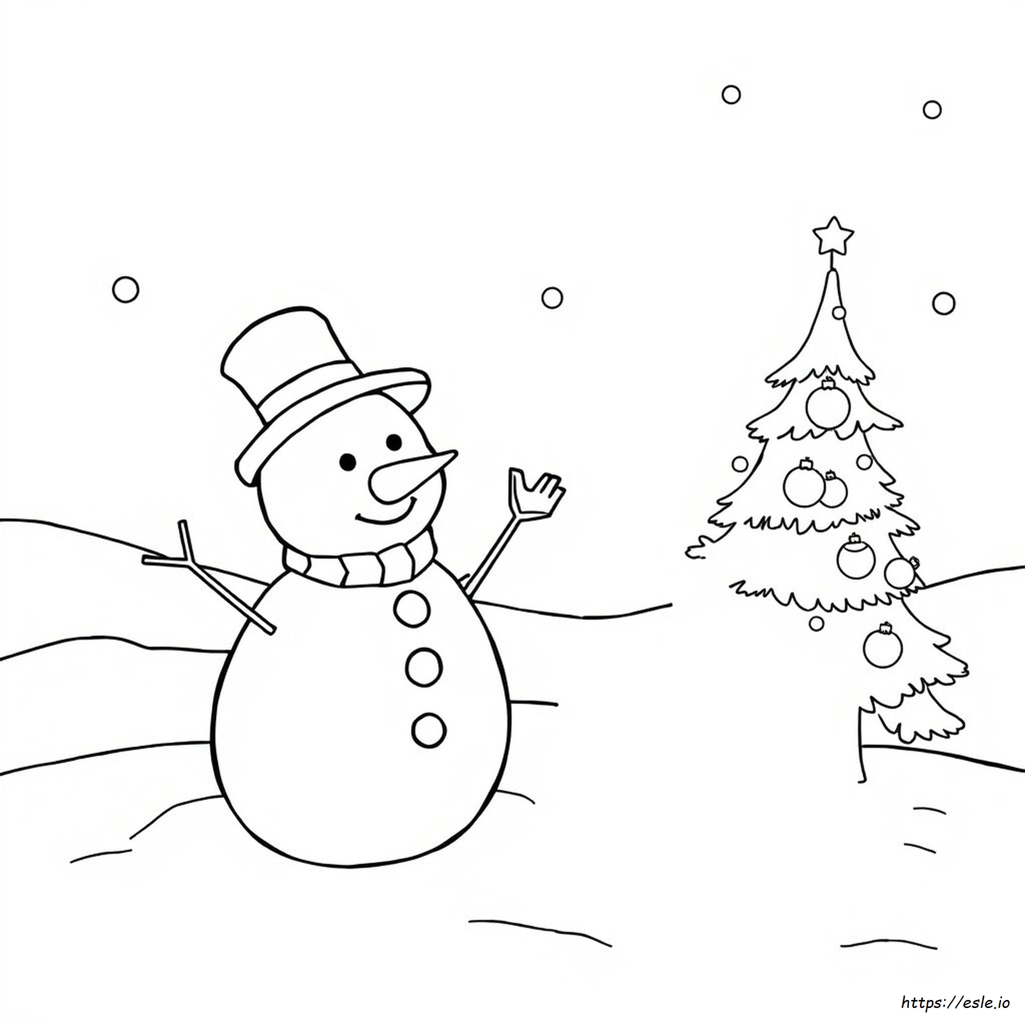 Karen Frosty The Snowman Coloring Pages