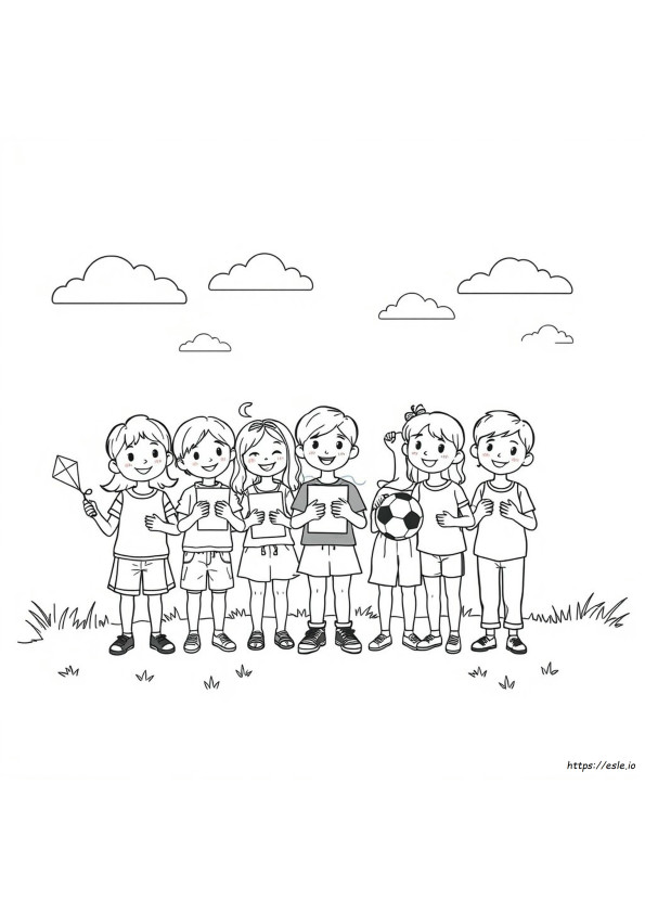 7 Coloring Page