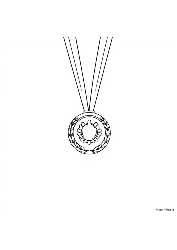 Medaglia Da Colorare E Stampare