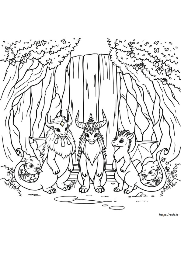 Mythical Coloring Pages