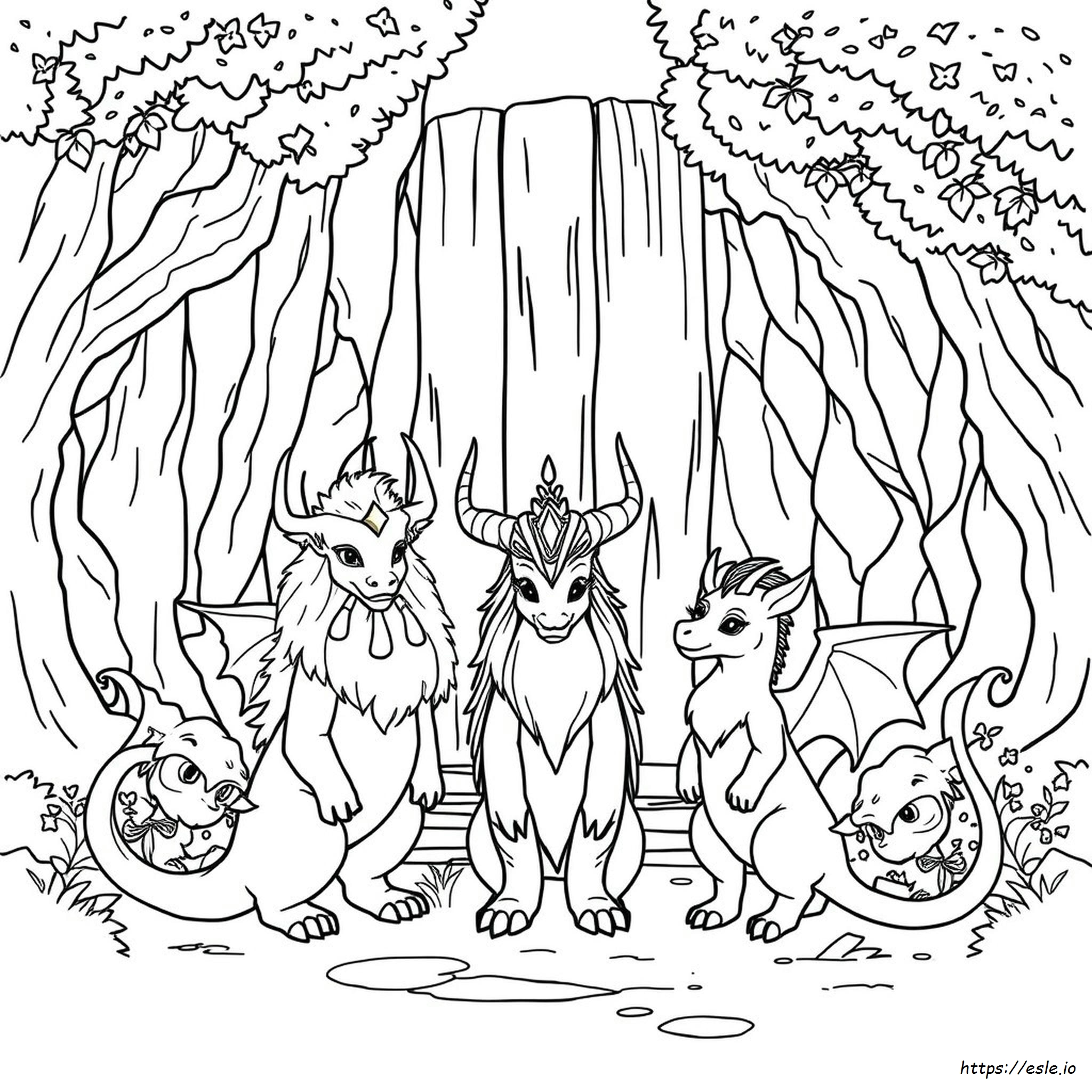 Desenhos De Criaturas Míticas Para Colorir Grátis
