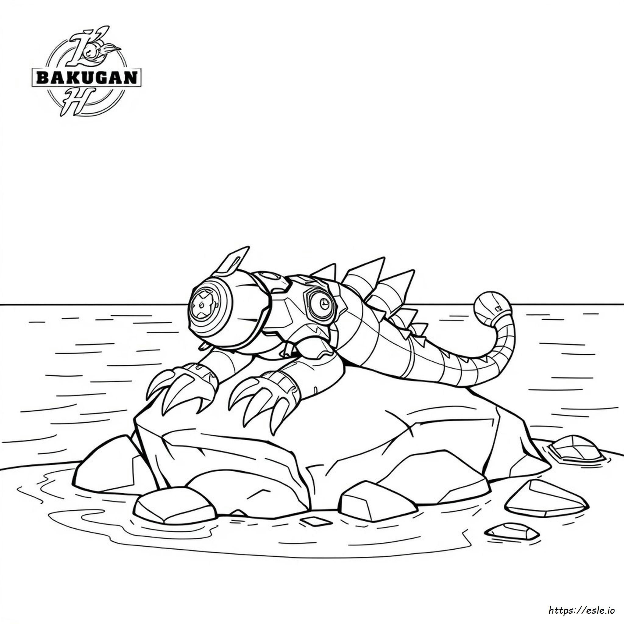 Bakugan Hydorous Coloring Page