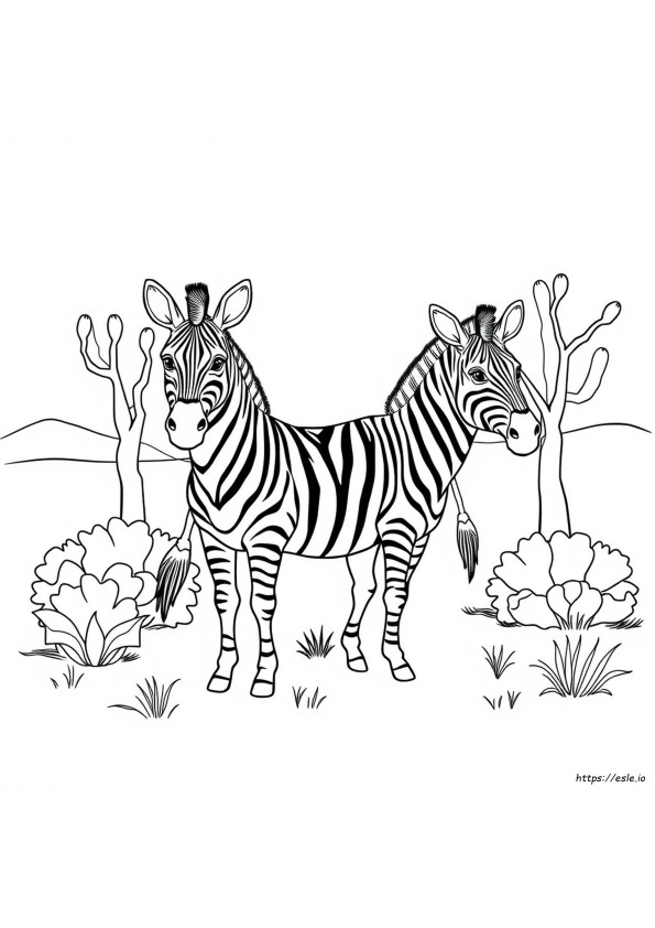 Free Printable Coloring Pages Of Zebras