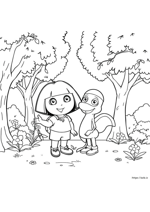 Dora Buji Disegni Da Colorare