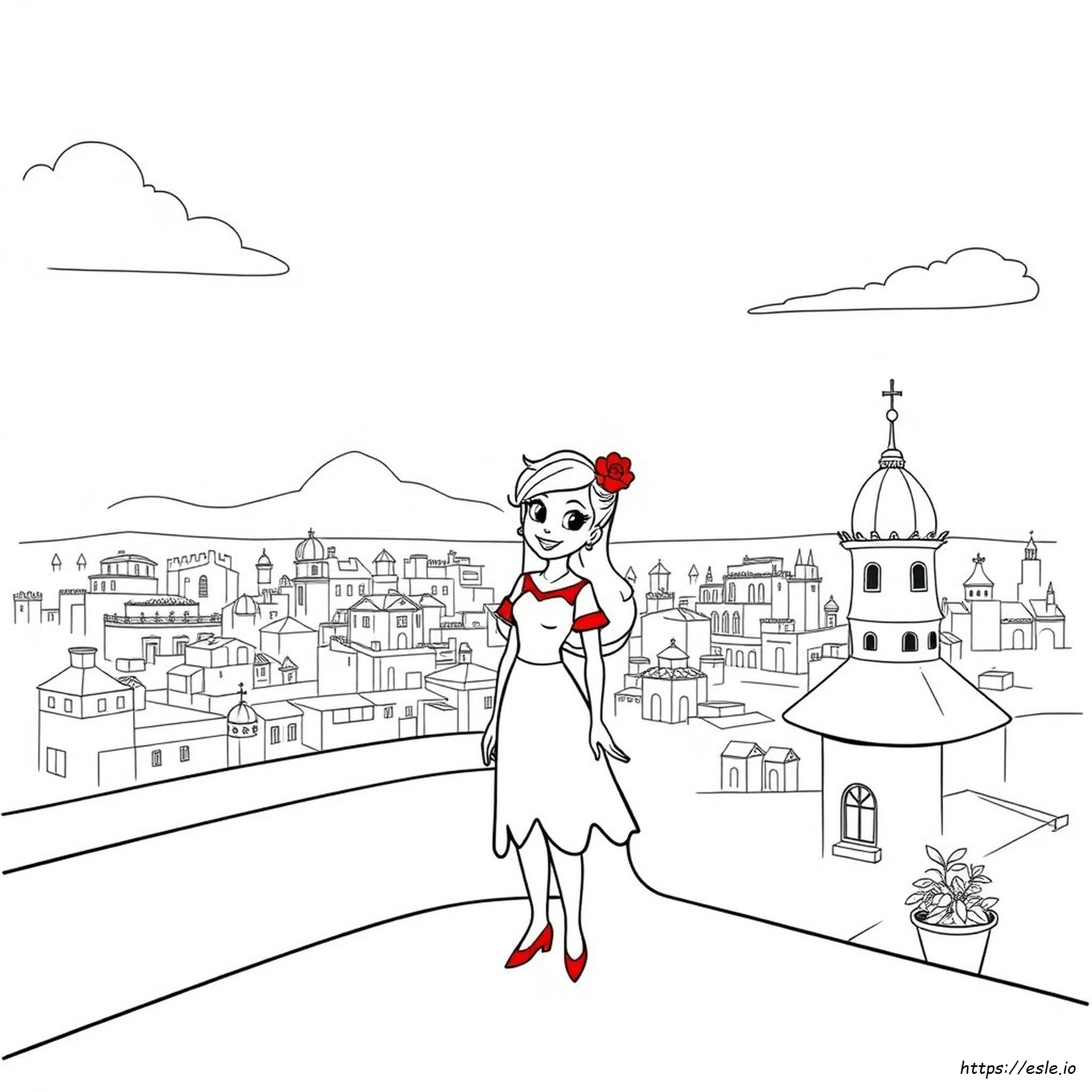 Mirabel Encanto Coloring Pages Printable